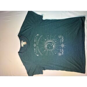 Men's size Large Cut & Paste Celestial Ascension T Shirt